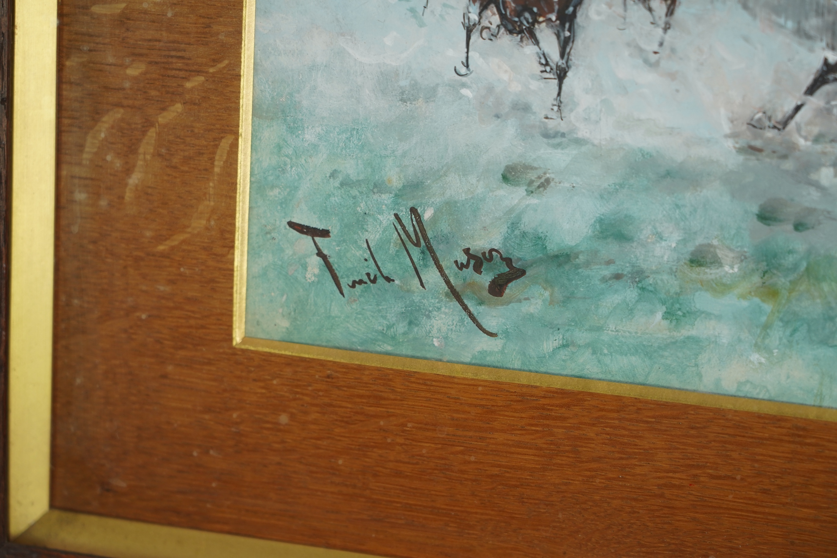 George Finch Mason (1850-1915), 'Rock Sand Wins! - The Derby, 1903'